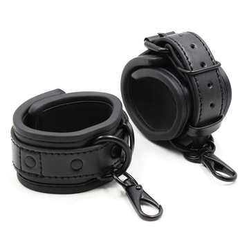 Unisex PU Leather BDSM Handcuffs / Adult Sex Toy / Erotic Handcuffs for Sex Games - EVE's SECRETS